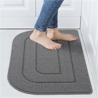 (Gray: 18"x27") Kitchen Rugs and Mats, Non Skid