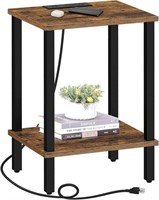 (11.8" x 15" - brown) TUTOTAK End Table with