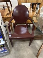 2PC METAL ARM CHAIRS