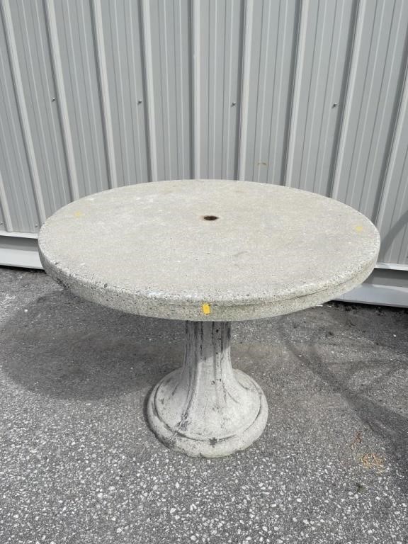 Cement Garden Table