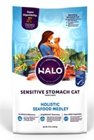 Halo Sensitive Stomach Dry Cat Food, 10-Pound Bag