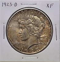 1923-D Peace Dollar XF