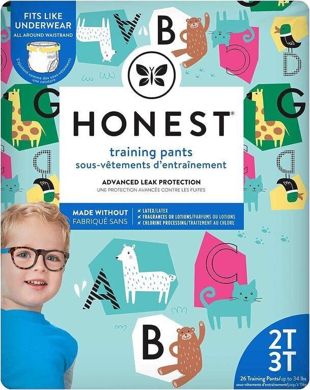 Honest Training Pants, Lets Color, 2T-3T (Up to 34 Lbs)
