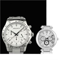 ARGENTI Chronograph & TAVAN Crystal Watches