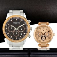 ARGENTI Chronograph & TAVAN Crystal Watches
