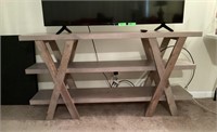 Wooden decorative tv stand
