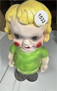 12" 1970’s Prize/Award  Chalkware Doll