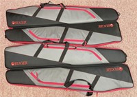4pc LIKE NEW Ruger soft gun cases, approximately