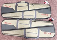 4pc LIKE NEW Ruger soft gun cases, approximately