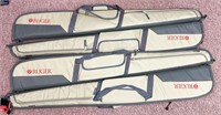 4pc LIKE NEW Ruger soft gun cases, approximately