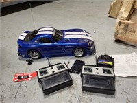 Dodge remote control car 19.5"L as is not tested