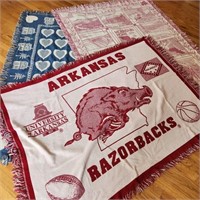 Arkansas Razorbacks & Twin Lakes Throw Blankets
