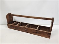Primitive Wooden Nail Caddy