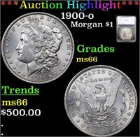 *Highlight* 1900-o Morgan $1 Graded ms66