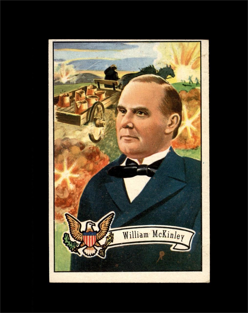 1956 Topps US Presidents #27 William McKinley EX
