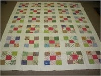 Patchwork Quilt  73x87 inches