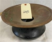 L265- Cast Iron Spitoon with Copper  Lid