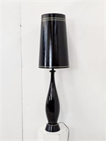 CERAMIC FLOOR LAMP WITH METAL BASE -LEVITON SOCKET