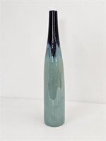 GLAZED STONEWARE LARGE BOTTLENECK VASE