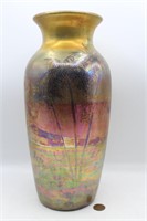 Weller Art Pottery Lasa Iridescent Palm Tree Vase