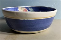 Gail Pittman Signed Ceramic Serving Bowl