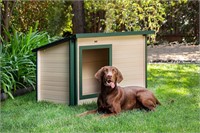 ECOFLEX Dog House - X Large Tan and Green