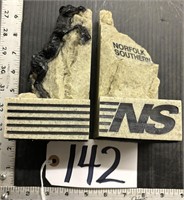 Pair Norfolk Southern Book Ends Railroad