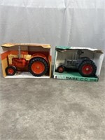 ERTL Case 600 tractor and Beckman Case CC