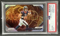 2023 Prizm CJ Stroud RC Fireworks Silver PSA 8