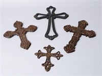 4 Cast Iron Crosses