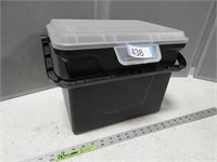 Plastic file drawer w/file tents