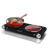 Hot Plate, Techwood 1800W Dual Electric Stove, Cou