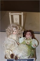 BL of 2 Porcelain Dolls