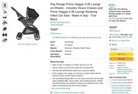 FM4464  Peg Perego Viaggio 4-35 Lounge - True Blac