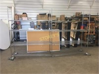 4 Tier Dbl Section of MEtro Rack - 140 x 24 x 86