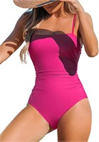 CUPSHE Women One Piece Swimsuit, Square Neck