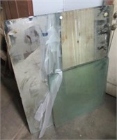 Group of Large Beveled Mirrors, Largest Measures: