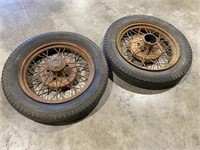 Ford 1930-1931 Model A 19" 5 Lug Rims w/Old