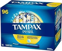 96-Pc Tampax Pearl Regular Absorbency Unscented