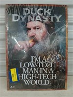 Metal duck dynasty sign 17x12