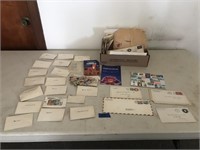 Box of Stamps From Around the World