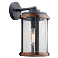 Barrington 1-Light Black Outdoor Wall Sconce $109