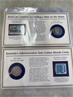 (20) JFK Half Dollars w/ a Commemorative Stamp