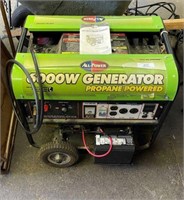 All Power 6000 W Generator - Propane Powered