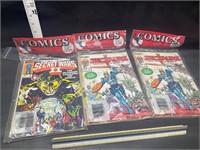 Marvel comics in original packaging never opened