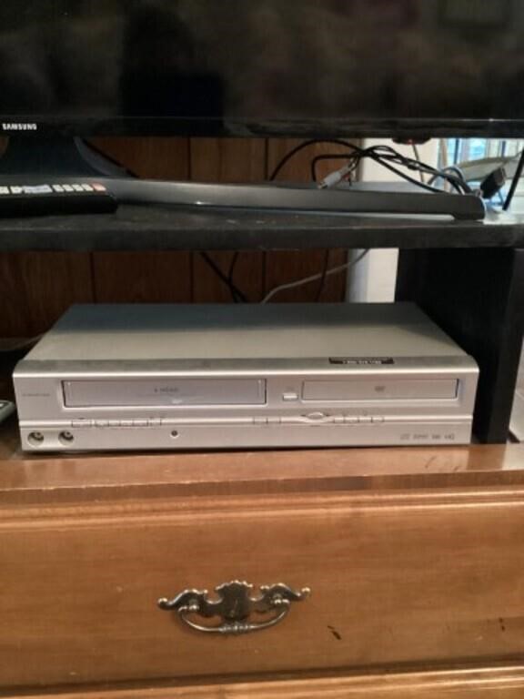 DVD and VCR player
