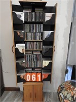 CD Lot with Cabinet