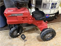 Massey Ferguson plastic kids tractor cracked