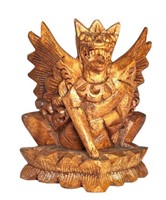 Vintage Carved Balinese Religious Statue