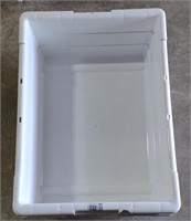 White Plastic Totes, 14" x 21" x 8" *Bidding